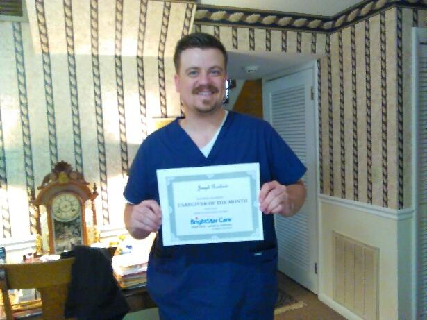 Joseph Rowland Caregiver of the Month