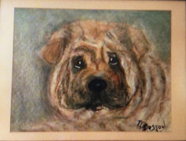 dog painting