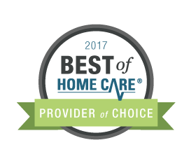 Best of Home Care Provider of Choice 2017 Award Winner.