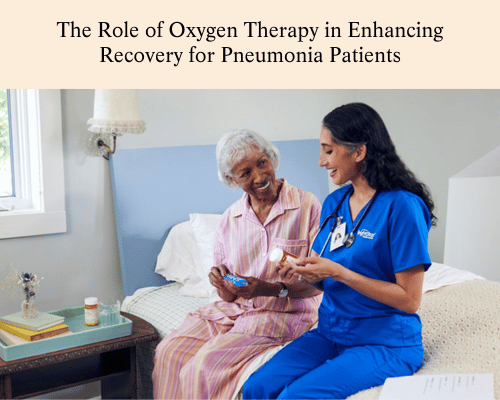 Pneumonia oxygen clearance therapy