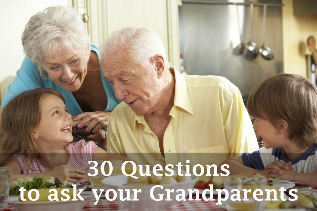 Grandparents And Grandchildren Eating Meal Together In Kitchen