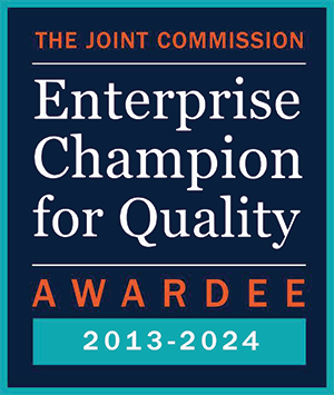 Enterprise Champion for Quality Award from The Joint Commission