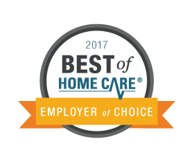 Best of Home Care Employer of Choice Award Winner.